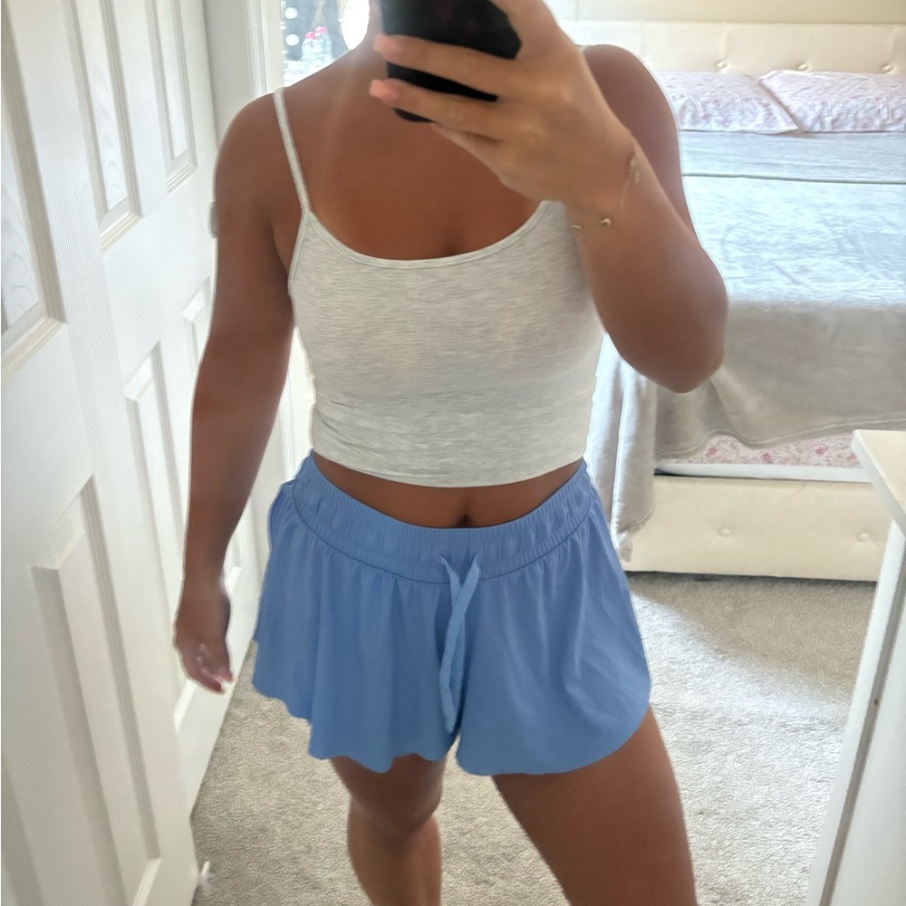 Light blue shorts